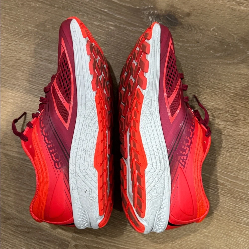 Saucony Guide 10 Everun Women's Red Athletic Shoes size 8 - Picture 5 of 9